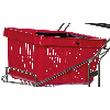 Kongamek Sammelwagen mit 2 Böden als Zubehör für Einkaufskörbe 480x330mm