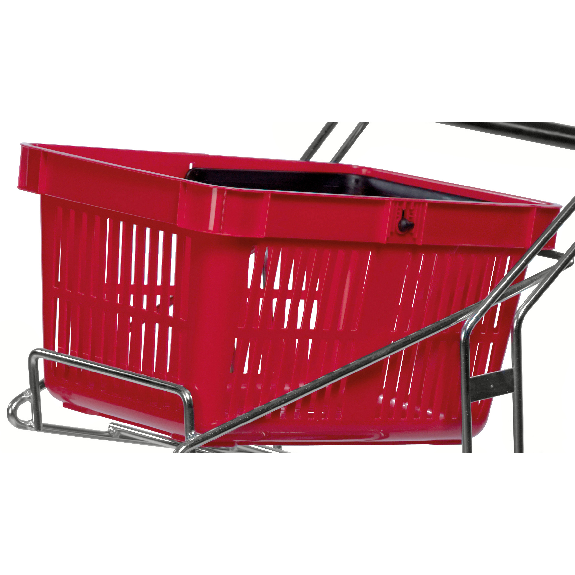 Kongamek Sammelwagen mit 2 Böden als Zubehör für Einkaufskörbe 480x330mm-Beschreibung lesen