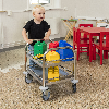 Kongamek kleiner Edelstahl- Tischwagen rostfrei mit 2 Böden 495x515mm mit Umrandung und Bremse Kongamek kleiner Edelstahl- Tischwagen rostfrei mit 2 Böden 495x515mm mit Umrandung und Bremse