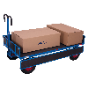 Handpritschenwagen mit Bordwand und Vollgummibereifung 1985x980mm