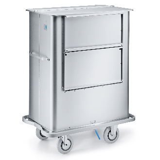 Transportwagen W171 mit 3-geteiltem Deckel 1390x810x1490 1050l-Beschreibung lesen