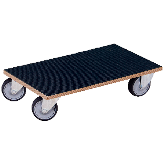 VARIOfit Möbelhund thermoplastische Bereifung mit Riefengummimatte 2 Stück 300 kg Tragkraft 600x300x145mm-Beschreibung lesen