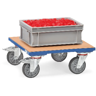 Carro para transporte de cajas 1166 - de madera-Leer más