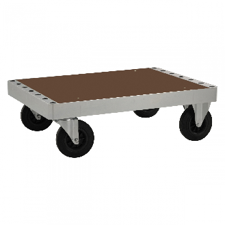 Plattformwagen verzinkt 300mm hoch mit Ladefläche 1140x800mm aus MDF mit Bremse-Beschreibung lesen