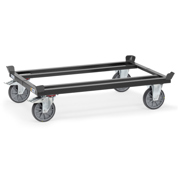 Carrito para palés para cajas y palés planos, 1210 x 810 mm, ESD Carrito para palés para cajas y palés planos, 1210 x 810 mm, ESD-Leer más