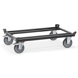 Carrito para palés para cajas y palés planos, 1210 x 810 mm, ESD-Leer más