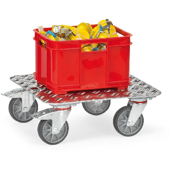 Carro para transporte de cajas 1187-placa aluminio-Leer más