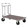 Kongamek Plattformwagen in grau 1074x600x1000mm mit Schiebegriff aus Stahlrohr und Gummibereifung ohne Bremse Kongamek Plattformwagen in grau 1074x600x1000mm mit Schiebegriff aus Stahlrohr und Gummibereifung ohne Bremse