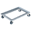 Kongamek Rollwagen verzinkt 616x416x128mm mit 2 Bock- und 2 Lenkrollen ohne Bremse Kongamek Rollwagen verzinkt 616x416x128mm mit 2 Bock- und 2 Lenkrollen ohne Bremse