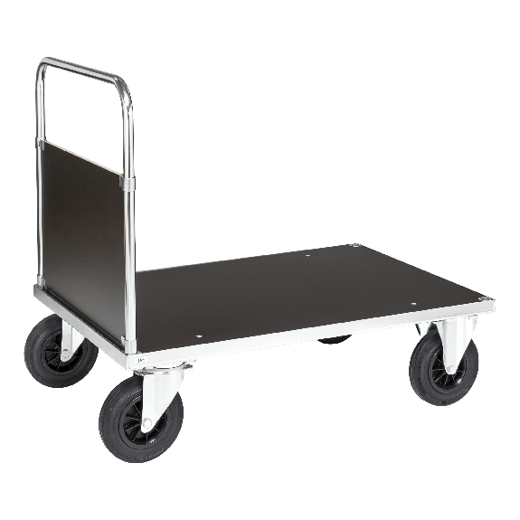 Kongamek Plattformwagen, verzinkt 1000x700x900mm mit MDF-Platte, geschlossenem Schiebegriff und Gummibereifung ohne Bremse Kongamek Plattformwagen, verzinkt 1000x700x900mm mit MDF-Platte, geschlossenem Schiebegriff und Gummibereifung ohne Bremse-Beschreibung lesen