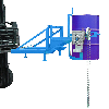 Fasskipper FD/L-HK, lackiert, Lichtblau