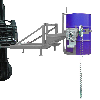 Fasskipper FD/L-HK, lackiert, Mausgrau