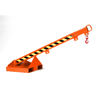 Teleskopierbarer Kranarm Typ RLH-T1 bis zu 1000kg Tragkraft RAL 2004 Reinorange-Beschreibung lesen