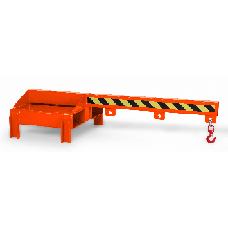 Lastarm Typ RLA-DST bis zu 1000kg Tragkraft für Deichselstapler RAL 2004 Reinorange-Beschreibung lesen