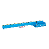 Brazo de carga longitud fija 2400 mm, capacidad 5000 kg