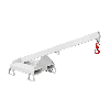 Brazo de carga LA 25-1.0, galvanizado