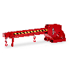 Kranarm Typ RKT5 bis zu 5000kg Tragkraft RAL 3000 Feuerrot