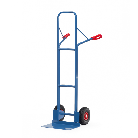 Fetra Stahlrohrkarre Höhe 1600 mm, Schaufel 300x480mm Luftbereifung-Beschreibung lesen