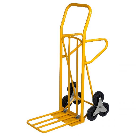 Kongamek Treppensteiger klappbar 870x510x1225mm in gelb mit 200kg Tragkraft-Beschreibung lesen