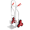 Pro-Bau-Tec Aluminium Stapelkarre Treppensteiger 150kg Tragkraft Pro-Bau-Tec Aluminium Stapelkarre Treppensteiger 150kg Tragkraft