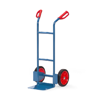Fetra Stahlrohrkarre Höhe 1150 mm Schaufel 250x320mm Vollgummibereifung-Beschreibung lesen