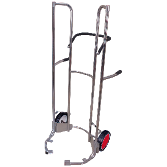 VARIOfit Reifenkarre 200kg Tragkraft 1600mm Höhe verzinkt Vollgummibereifung-Beschreibung lesen
