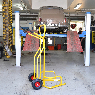 Reifentransportwagen 1650x830x502mm mit Luftbereifung und 200kg Tragkraft-Beschreibung lesen