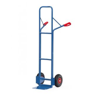 Fetra Stahlrohrkarre Höhe 1600 mm, Schaufel 250x320mm Luftbereifung-Beschreibung lesen