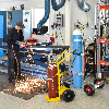 Kongamek Gasflaschenwagen 530x1080x550mm für 50l-Fässer mit 80kg Tragkraft
