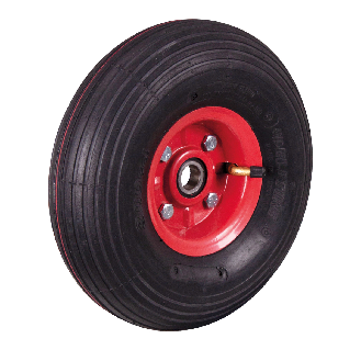 VARIOfit Stahlrohrkarren 250kg Tragkraft mit Standbügeln Schaufel 480x140mm Luftbereifung-Beschreibung lesen