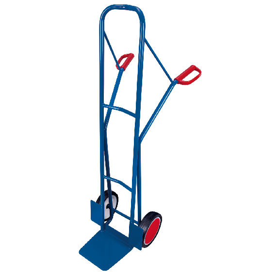 VARIOfit Stahlrohrkarren 250kg Tragkraft 1600mm Höhe Vollgummibereifung-Beschreibung lesen