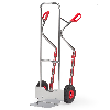 Fetra Alukarre Höhe 1300mm Schaufel 250x320mm mit Kunststoff-Gleitkufen und Polyurethanbereifung Fetra Alukarre Höhe 1300mm Schaufel 250x320mm mit Kunststoff-Gleitkufen und Polyurethanbereifung