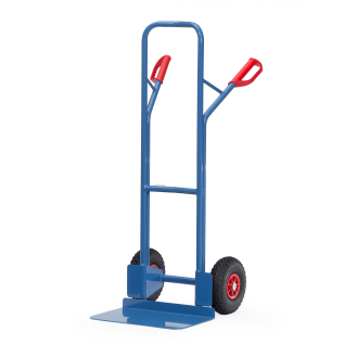 Fetra Stahlrohrkarre Höhe 1300 mm, Schaufel 300x480mm Vollgummibereifung-Beschreibung lesen