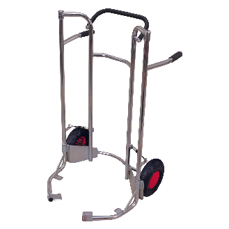 VARIOfit Reifenkarre 200kg Tragkraft 1150mm Höhe verzinkt Luftbereifung-Beschreibung lesen