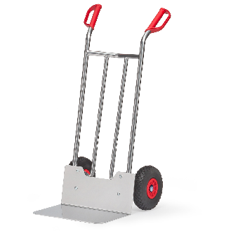 Fetra Alukarre 1150mm hoch Schaufel 300x480mm mit Polyurethanbereifung-Beschreibung lesen