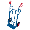 VARIOfit Stahlrohrkarren 250kg Tragkraft mit Standbügeln Schaufel 480x140mm Vollgummibereifung VARIOfit Stahlrohrkarren 250kg Tragkraft mit Standbügeln Schaufel 480x140mm Vollgummibereifung