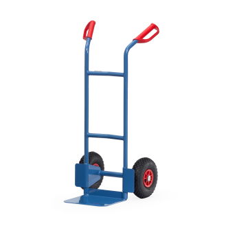 Fetra Stahlrohrkarre Höhe 1150 mm Schaufel 250x320mm Polyurethanbereifung-Beschreibung lesen