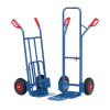Fetra Stahlrohrkarre mit Klappschaufel, Höhe 1300mm, mit PU-Bereifung Fetra Stahlrohrkarre mit Klappschaufel, Höhe 1300mm, mit PU-Bereifung