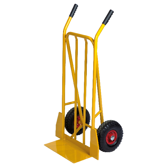 Kongamek Gepäck- und Sackkarre, starr 780x555x1110mm in gelb mit 250kg Tragkraft und pannensicherer Bereifung Kongamek Gepäck- und Sackkarre, starr 780x555x1110mm in gelb mit 250kg Tragkraft und pannensicherer Bereifung-Beschreibung lesen