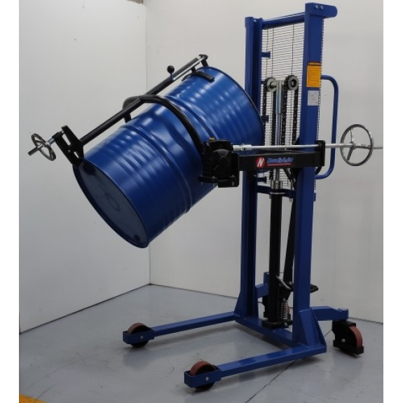 Carrello elevatore rotativo per bidoni-Leggi tutto