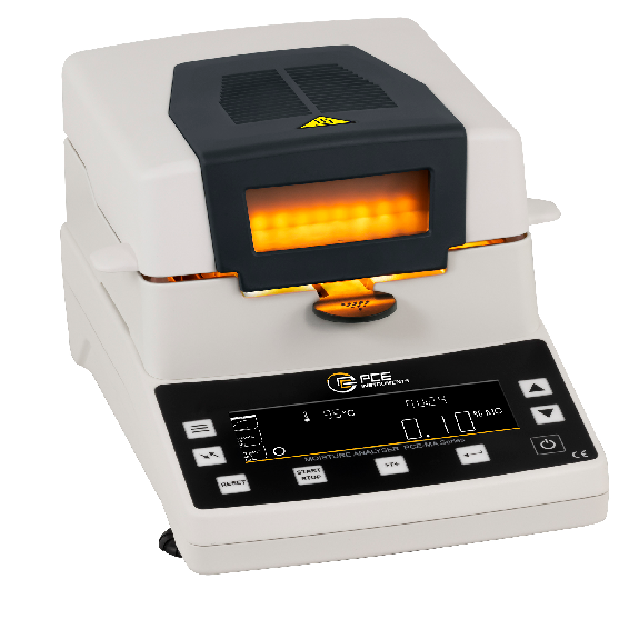 PCE Instruments Feuchtebestimmerwaage PCE-MA 100 |Wägebereich: 110 g |Ablesbarkeit: 1 mg / 0,001 g-Beschreibung lesen