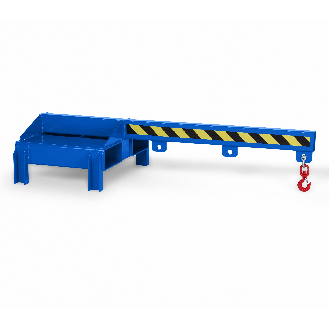 Lastarm Typ RLA-DST bis zu 1000kg Tragkraft für Deichselstapler RAL 5010 Enzianblau-Beschreibung lesen