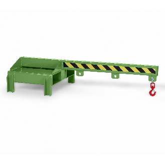 Lastarm Typ RLA-DST bis zu 1000kg Tragkraft für Deichselstapler RAL 6011 Resedagrün-Beschreibung lesen