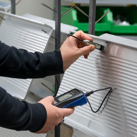 PCE Instruments Schichtdickenmessgerät PCE-CT 80-FN0D5 inkl. Standard Sensor |Messbereich Fe & NFe 0...500 µm-Beschreibung lesen