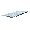 Auffahrrampe AR 124, 2500 x 1120 x 123 mm