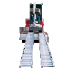 Leichte Rampe 3,5m lang 750kg Tragkraft