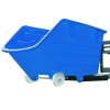 Tolva autobasculante PVC 750 litros con ruedas