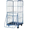 Roll container cerrado  (Cestón malla para lavandería) 600 kg