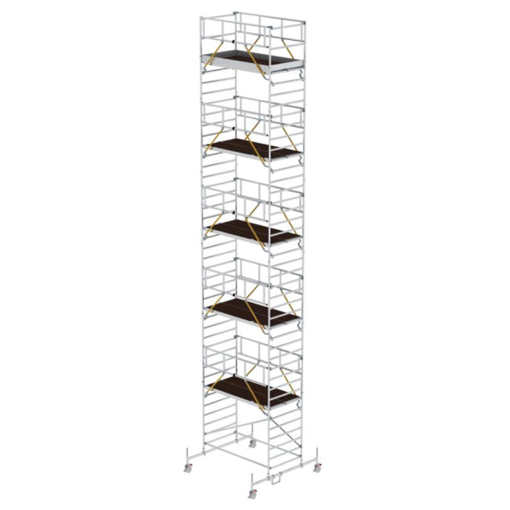 MUNK Rollgerüst SG mit Doppelplattform 1,35x2,45m Plattform 13,62m AH MUNK Rollgerüst SG mit Doppelplattform 1,35x2,45m Plattform 13,62m AH-Beschreibung lesen