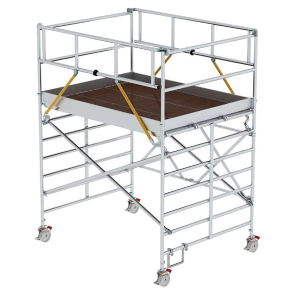 MUNK Klappgerüst SG mit Dreifach-Plattform 2,45x1,90m und Sicherheitsgeländer 4,51m AH MUNK Klappgerüst SG mit Dreifach-Plattform 2,45x1,90m und Sicherheitsgeländer 4,51m AH-Beschreibung lesen